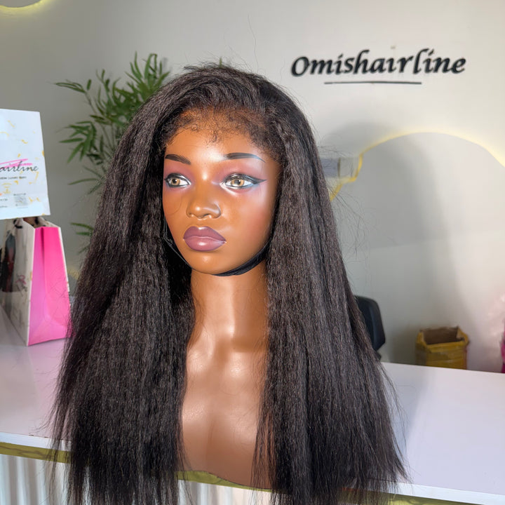 Natalie Pro Kinky Striaght Glueless Wig - 18 inches