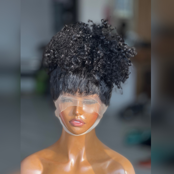 Pixie Curls 14"- 20" Inches 5by5 SDD Factory-Sewn Wig