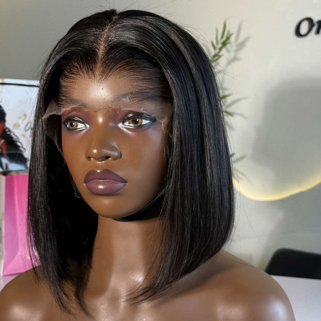 Zara Luxe Bob - 13by4 HD |10” | Natural