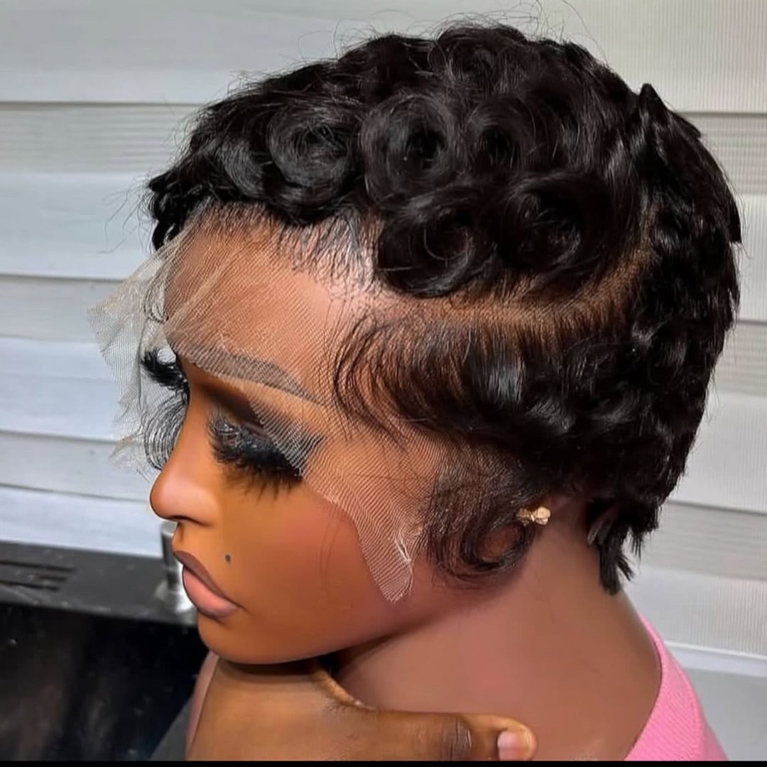Pixie cut - 13by4 HD